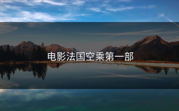 电影法国空乘第一部